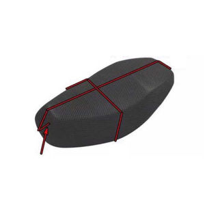 3D Honeycomb Net Breathable Motorcycle Seat Cover Non-slip & Waterproof Heat-resistant Damp-proof Mesh Cushion Universal