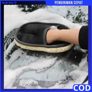 COD BU-Bauty Sarung Tangan Kain Lap Mobil Waxing Polish Glove Wool - CSL217 / kain lap microfiber super halus daya serap tinggi pembersih body kendaraan mobil motor serbaguna / bahan super halus paling murah unik / promo pengiriman cepat bagus tren viral