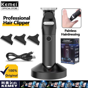 Kemei KM-1753 Professional Hair Clipper For Men Electric Hair Trimmer Barber Beard Haircut Razor Cordless Rechargeable