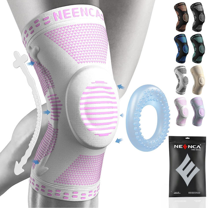 NEENCA Single Pack Knee Brace,Knee Compression Sleeve Support With ...