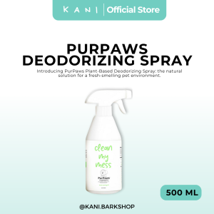 PurPaws Plant-Based 500ml Pet Deodorizing Spray Cat Litter Spray Pet Spray Dog Spray Cat Spray Alcohol Free Spray