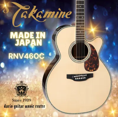 Takamine Electric Acoustic Guitar RNV460C NEX Grand Auditorium Cutaway Made In Japan