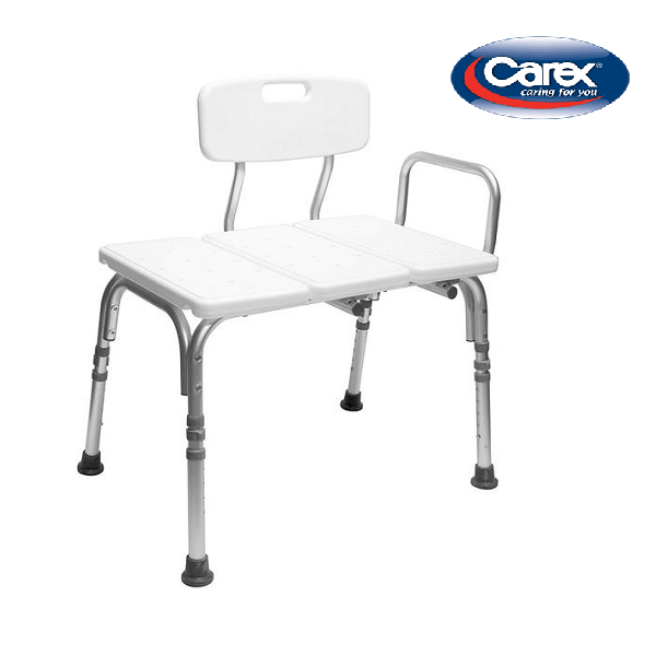 USA Brand CAREX or MEDLINE GUARDIAN Bathtub Shower Seat Tub Transfer Bench Heavy Duty Height
