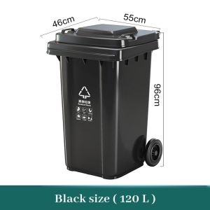 30/50/100/120/240L Food/Commercial and Industrial Trash Cans Large Trash Cans Wheeled Trash Cans Plastic