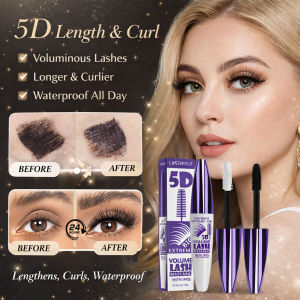 5D Waterproof Mascara Long-Lasting Curl Lash Enhancer Smudge-Proof Makeup