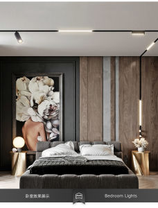 Modern Recessed Magnetic Track Lights design led Lamp Magnetic Rail Ceiling System Indoor Track Lighting Spot Rail Spotlights