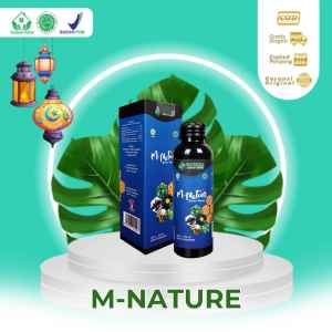 M Nature 100ml madu murni madu hitam propolis meredakan Asam urat rematik dan hipertensi bpom original