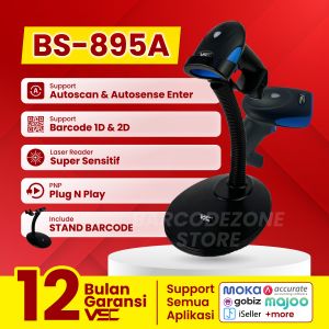 2D BARCODE SCANNER E-FAKTUR VSC BS-895A (QR CODE-EFAKTUR) AUTO STAND