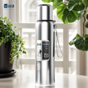 Vacuum Insulated 600-1000ml Stainless Steel Lunch Container with Handle Rope for Outdoor Use