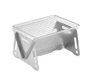 Camping Mini BBQ Grill Portable Folding Card Type Stove Barbecue Grill - Keimav