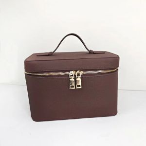 Luxury Ostrich Mock Women Makeup Vanity Bag Custom Name Large Capacity Cosmetic Organizer With Handle Travvel Toiletry Bag2026