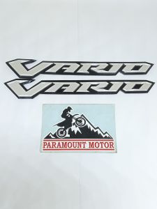 Emblem motor Honda vario / stiker logo vario aluminium mirror 1 set kiri kanan