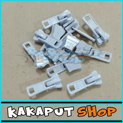 12 pcs Kepala Resleting/kepala resleting jaket YEE 5 Vislon (Gigi Kasar)