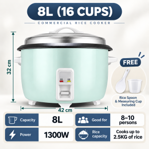 WISSEN 1.5/6/8/13/18L large capacity multifunctional household rice cooker kitchen appliance
