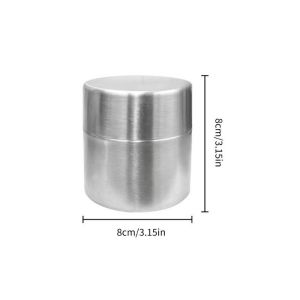 300ml Stainless‑Steel Matcha Storage Canister Airtight Odor‑Proof Tea Coffee Jar for Tea‑Making