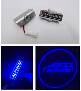 2 X TOYOTA ALPHARD Projection Welcome Light Car Door LED Logo ALPHARD(BLUE LED) (Z1)