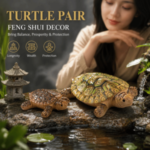 LIVELYN Floating Mini Turtle Statues Resin Turtle Vintage Miniature Turtle Decor Realistic Feng Shui Ornament Aquarium Decor Bonsai Landscape