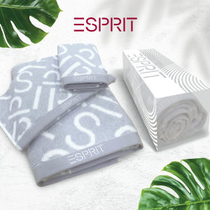Esprit Logo Design Bath Linen 3pc Gift Set (Face Hand Bath Towel)