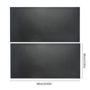 DELANOVA Bar Countertop Soft Rubber Mat Silicone Anti-slip Heat Resistant Coffee Maker Mats