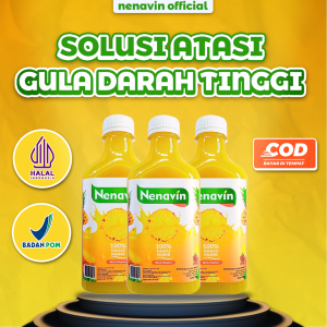 Nenavin Cuka Nanas Atasi Gula Darah Tinggi 3 Botol