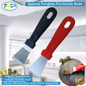 Spatula Pengikis Pembersih Noda Minyak Kerak Per 2pcs Kering Spatula Stainless Kerak Panci Kape Pengikis Kotoran