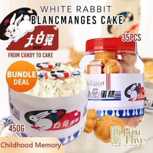 Gin Thye Digital 4 Inch White Rabbit Blancmanges Cake 450G Takeaway (Original) [Redeem in store]