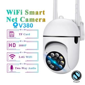 SCUDOS V380 Cctv PTZ Human Tracking HD Wifi Wireless Outdoor Night Vision Waterproof Windproof Rainproof Kamera