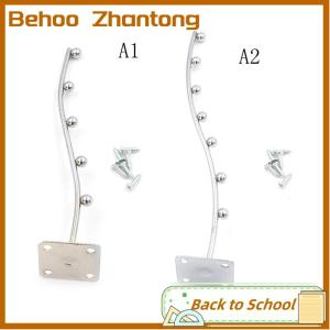 Behoo ติดผนังใหม่ waved น้ำตกแขวนแร็ค7ลูกปัดเสื้อผ้าแสดงตะขอ