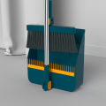 Broom and Dustpan Set, Standing Brooms with Dustpan Combo with Extendable Long Handle,Lobby Kitchen Broom Upright Cleaning Set. 