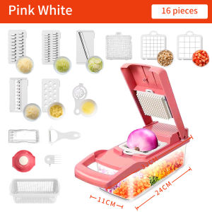 ✅[SG] Vegetable Cutter Shredder Chopper Grater Slicer with Basket and Container/ Cutter For Fruits Vegetables Kitchen Knives New Multi-Functional Cut