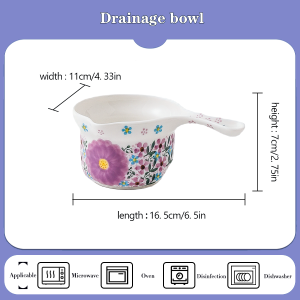 HongDian Pinggan mangkuk seramik gred tinggiset kutleripinggan seramikmangkuk suppemegang sudumangkuk nasiperiuk sup dua telingapiring ikanpiring pastacawan pemegangcorak tidak luntur.Ceramic tableware set plate soup bowl Spoon holder rice bowl.