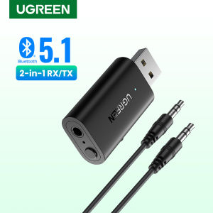 UGREEN USB 2.0 to 3.5mm Bluetooth 5.4 Transmitter Receiver Car Music Audio Adapter
