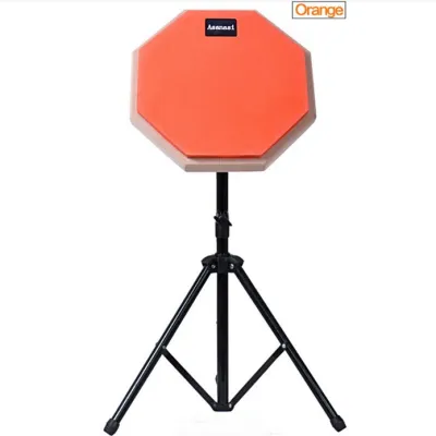 แป้นซ้อมกลอง drum pad ขนาด 8และ12 นิ้ว พร้อมขาตั้ง
