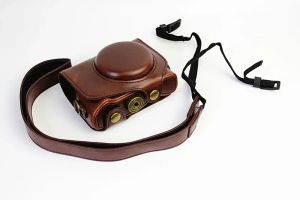 Multi-functional Leather Camera Case for Canon PowerShot Series - Fits G7X3 Hand Strap & Compact Storage