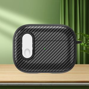 Carbon Fiber Lock Case For Apple AirPods Pro 2 2nd 3 2 1 Generation Cover For AirPods Pro 2023 Cases TPU Shockproof Fundas Shell