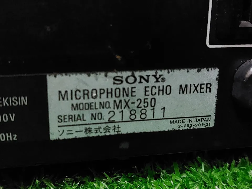 sony microphone echo mixer MX-250 made in Japan จากตู้ญี่ปุ่นมือ2