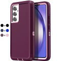 สำหรับ Samsung Galaxy A16 5G เคสโทรศัพท์สามชั้นทนทานแข็งแรงทนทาน PC,เคสโทรศัพท์เกราะป้องกันทนทานต่อการตกกระแทกทนทานสำหรับ Samsung Galaxy A06 A15 5G A54 5G A14 5G 4G a13 5G 4G A53 5G,A04s,S25 Ultra,S25 Plus S24 Ultra s23พิเศษ. 