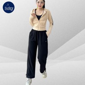 Quần Jogger Thể Thao Nữ LUKY Ống Rộng Dây Rút Chất Vải Thoáng Khí Tập Gym Chạy Bộ Thể Thao Ngoài Trời - QJ-L