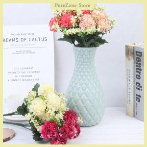 [PureZone] 1 Bouquet 5 Heads Hydrangea Silk Flower Artificial Flower Holding Flowers Decor