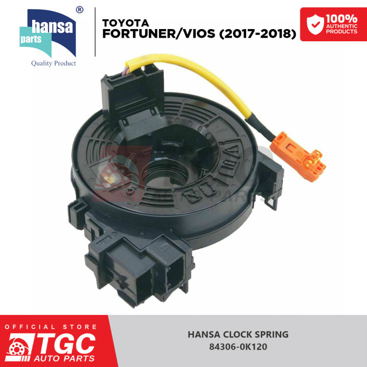 Hansa Clock Spring 84306-0K120 - Toyota Innova/Fortuner/Vios 2017-2018 ...