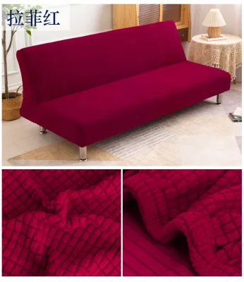 Ga bọc ghế sofa giường không tay vịn phủ 360 độ