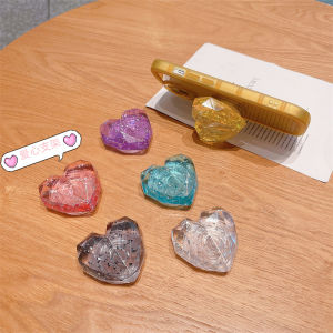 Zeallion Giá Đỡ Điện Thoại Di Động Hình Trái Tim Hàn Quốc Thông Dụng Giá Đỡ Nhẫn Điện Thoại Di Động Có Thể Gập Lại