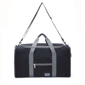 TINYAT Travel Duffel Bag Foldable Weekender Bag Tear Resistant Packable Duffle Bag for Men Women