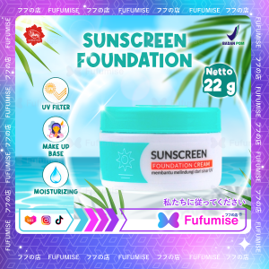 VIVA Sunscreen Foundation | Alas Bedak sinar matahari UV Filter 22g (BPOM)