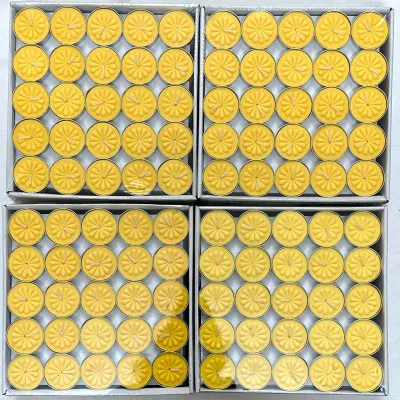 Nến tealight 100 viên cháy 2H 4H KHÔNG KHÓI KHÔNG MÙI dùng xông tinh dầu xông thảo mộc Sang Trọng