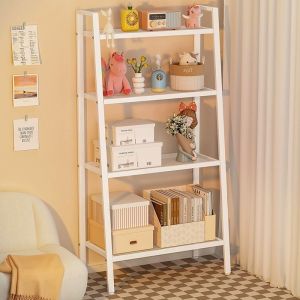 TOBY RAK PENYIMPANAN SERBAGUNA 4 SUSUN / PAJANGAN MINIMALIS / RAK LAYER BESI DISPLAY TANAMAN / RAK BUKU / DEKORASI RUANG TAMU