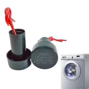 4UF 6UF 450V Dryer Washing Machine Starter Capacitor Swing Barrel Bucket Appliance Part