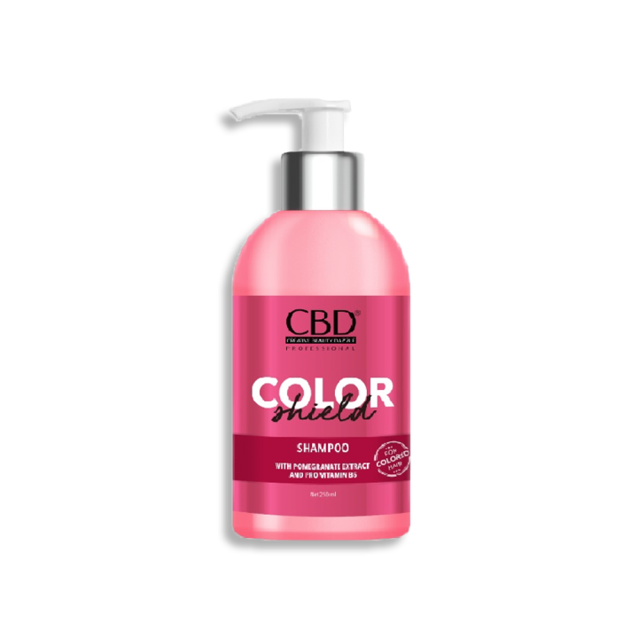 CBD Color Shield Shampoo 250ml BPOM Extract Pomegranate & Provit B5 Perawatan Rambut Pria dan Wanita Shampoo Untuk Rambut Berwarna Lebih Tahan Lama Hair Care Shampoo Pelembap Rambut Kering Shampo Anti Rambut Rontok Sampo Pelurus Rambut Wangi Tahan Lama