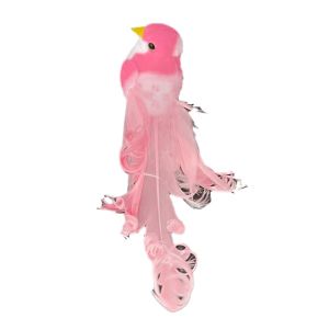 CHUN053634 Six Colors Simulation Bird Colorful Long Tail Artificial Bird Xmas Model Foam Material Bird Figurines Christmas Tree Decor