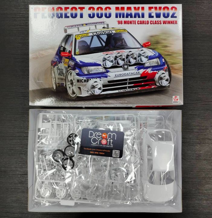 【新品】nunu Peugeot 306 Maxi EVO2 1/24 Peugeot 306 MAXI / PLATZ / nunu 1/24 / Scale Model / MONTE